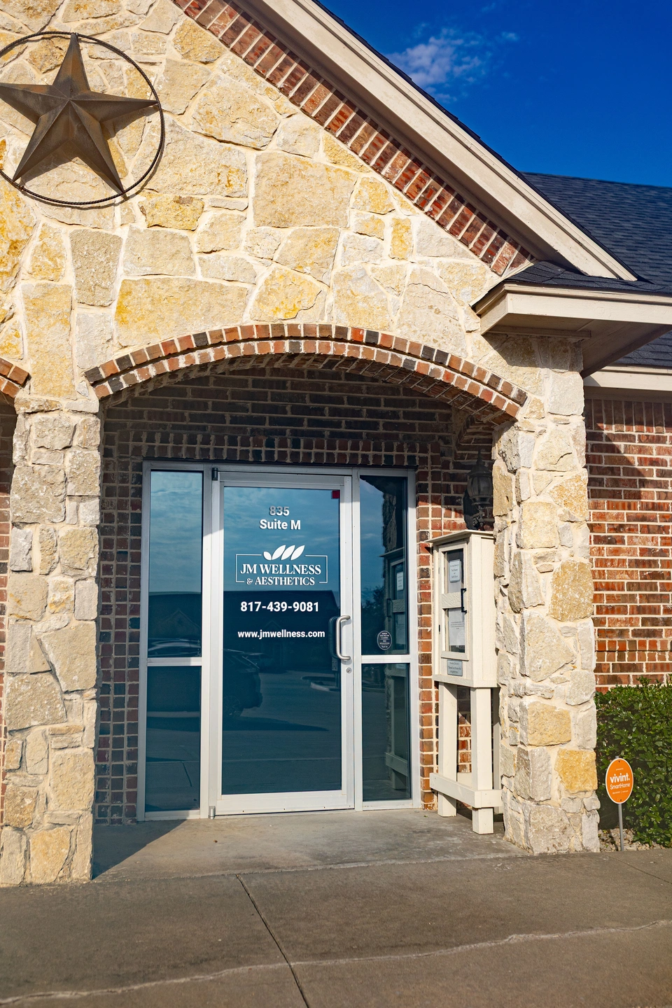 The JM Wellness & Aesthetics building in Burleson